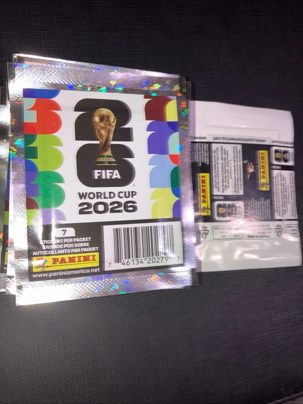 ONE (1) x Panini FIFA World Cup 2026 Holographic Sticker Pack BRAND NEW